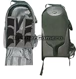 Nikon, Canon, Sony, Olympus, Pentax, Panasonic, FujiFilm, and Sigma SLR Camera Backpack (Black/Grey)