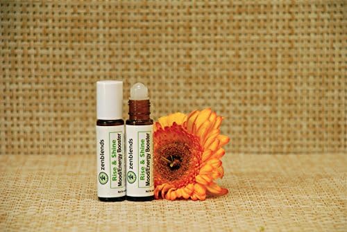 ZenBlends Essential Oils - Rise & Shine Natural Mood & Energy Lifter - 10 ml Roll On