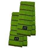 BlackOverweaveKitchenTowel(LimeGreen,2-Pack)