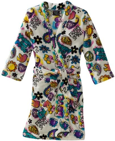 Fancy Big Girls'  Hippy Print Robe