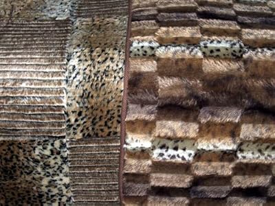 Faux Fur Rugs made with high quality acrylic faux fur and a non-slip backing.  Matching throws and more are available.