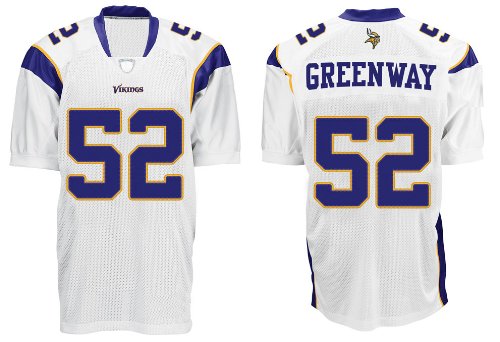 #52 Greenway Minnesota Vikings White Jerseys Authentic Football Jersey Size 48-56 (Please Select the Size When You Order, Can Do Drop Shipping)