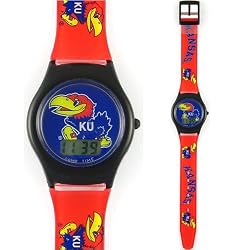 Kansas Jayhawks Fan Series Kids Digital Watch - NCAA College Athletics