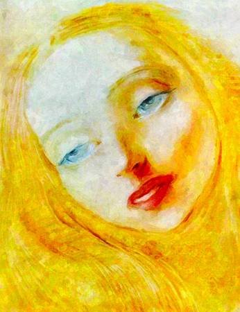 Custom Order #VT-1J2, Oil on Canvas, Custom Painting of The Person You Love, For 1 Person of Customer's Choice, Style: Photo-Realism, with Signature Text 