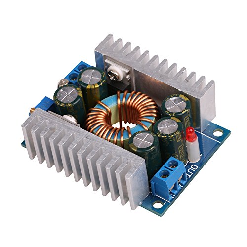 JBtek DC Car Power Supply Voltage Regulator Buck Converter 12A/100W DC 4.5-30V to 0.8-30V Step Down Volt Convert Module Suitable for Step-down Voltage Application, Like Battery, Power Transformers, DIY Adjustable Voltage Regulator and More