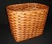 Amish Handmade Square Waste Basket. Measures 18