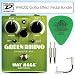Details About Dunlop WHE202 Green Rhino Electronic Guitar Effects Pedal Bundle