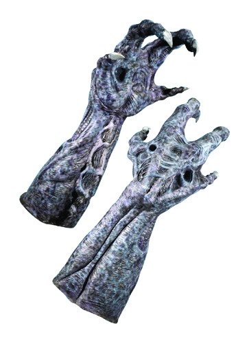 Click here to buy Alien Vs. Predator Alien Deluxe Costume Hands by Rubie's Costume Co., Inc..