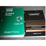 2004 Ford F-650 750 Medium Truck Service Manual Set 04 (service manual, and the f-650... by ford
