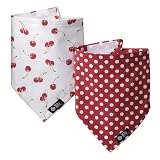 Bazzle Baby Bandabib Set - Cherries/ Dotties