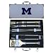 Michigan Wolverines 8pc. BBQ Set w/Case - NCAA College Athletics - Fan Shop Sports Team Merchandise