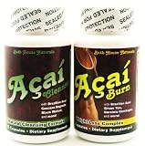 Acai Weight Loss Fat Burner combo 2pk Diet Pills 60 capsules Per Bottle Includes Acai Berry Burn & Cleanse