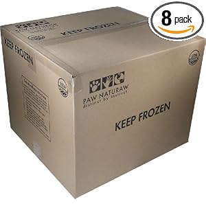 Paw Naturaw Organic Turkey Diet for Dogs, Medallions, 56-Ounce Zip Close Bags (Pack of 8)