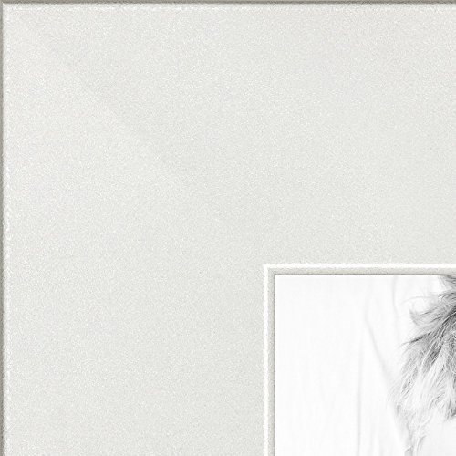 ArtToFrames 16x24 inch Satin White Frame Picture Frame, WOMFRBW26074-16x24