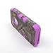 JUSTING@Apple iPhone 5C 3-piece Triple Layer Hybrid Real Tree Camo Hybrid Hard Case Cover (Purple)