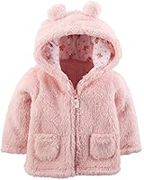 Carters Baby Girls Hooded Sherpa Jacket