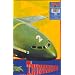 Thunderbirds Plastic Party Table Cover (TB1, TB2, TB3 Vehicle and Character Design) 180cm x 120cm (Table Cloth)