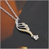 Pendentif pr&eacute;cieux plaqu&eacute; or. En cadeau nous vous offrons la boite &agrave; bijoux ! Pendentif femme &eacute;l&eacute;gant et raffin&eacute;