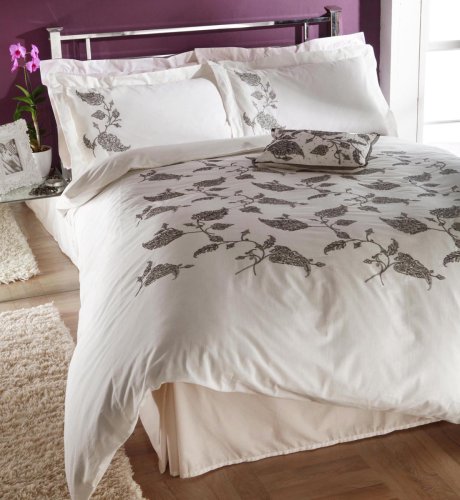 Moonleaf Embroidered Oxford Pillowcase