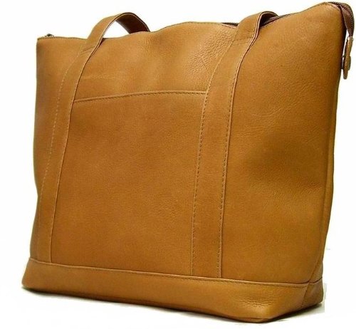 LeDonne S-04 - Vaqueta Leather Double Strap Small Pocket Tote Bag