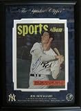 Joe DiMaggio Autographed/Hand Signed New York Yankees Baseball Custom Framed Photo (PSA/DNA)