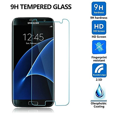 Galaxy S7 Screen Protector [High Definition],SailsON Electronics Film Protective Guard [Anti-Bubble] 0.30mm Rounded Edge Tempered Glass Screen Protector for Samsung Galaxy S7