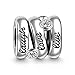 Soufeel Live Laugh Love Charm 925 Sterling Silver Black Friday