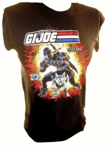  G.I. Joe Mens T-Shirt - Snake Eyes Classic Figure Art GI Joe