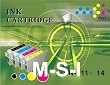 6 cartouches non-original T0481 T0482 T0483 T0484 T0485 T0486 pour Epson (1BK+1C+1M+1Y+1CL+1ML)
