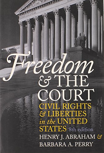 freedom and the court civil rights and liberties in the united states eighth edition