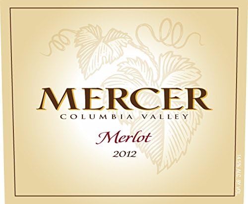 2012 Mercer Estates Columbia Valley Merlot 750 mL