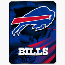 Buffalo Bills NFL Licensed 60" x 80" Big Burst Raschel Throw Blanket