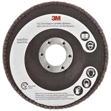 3M Flap Disc 747D, Ceramic Grain, 4-1/2" Diameter, 60 Grit (Pack of 1)