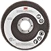 3M Flap Disc 747D, Ceramic Grain, 4-1/2" Diameter, 60 Grit (Pack of 1)