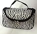 Fashion Zebra Pattern Lady Makeup Bag Women Portable Cosmetic Toiletry Bags Travel Storage Organizer by Unknown