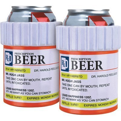 The Prescription Kool Koozie (Set of 2) -Insulated Foam Can Holder