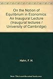 On the notion of equilibrium in economics