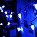 [Commercial Grade]Outdoor Blue Led Christmas Lights,13 Ft 25 C7 Bulb,Indoor Decorative Xmas Tree Lights,Wedding Party Garden Holiday Halloween Festive Mood Lighting to Bright Your Home Up-MAXINDA