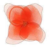 L. Erickson Wire Mesh Ponytail Holder - Orange