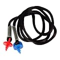 Radians CEPNC-B Custom Molded Earplugs Black Neckcord with Red and Blue Screws