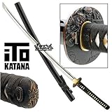 ITO Katana Handmade Sword Model 404 Black Tempest Boxed