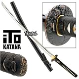 ITO Katana Handmade Sword Model 404 Black Tempest Boxed