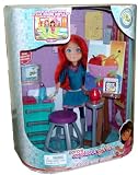 Dora's Explorer Girls School Cafeteria Playset with Art Classroom Diorama, Easel, Canvas, Stool, Pottery Wheel, Pot, Art Caddy, Pallet, Notebook, Book, Paint Brush Cup, 2 Paint Brushes, Pencil Cup, 2 Pencils, and 2 Tubes of Paint Plus Code to Unlock the Painter Activity on Doralinks (Doll Sold Separately)