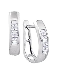 0.35CT-DIA FASHION HOOPS