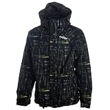 Snow Jacket Men Volcom Gathering Jacket painted plaid black XL