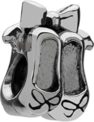 Chamilia Sterling Silver Ballet Shoes Bead Charm