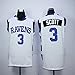 Mens #3 Lucas Scott One Tree Hill Movie Basketball Jersey Embroidered and Stitched white/black S to XXXL