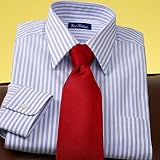 Trim Fit Fine Line Stripes Dress Shirt