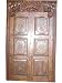 Rare and Unusual Antique Door Panel Carved Teak Wood From India 78x47