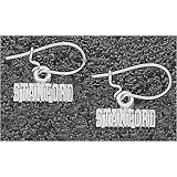 LogoArt Stanford Cardinal Sterling Silver Team Name 3/16 Dangle Earrings